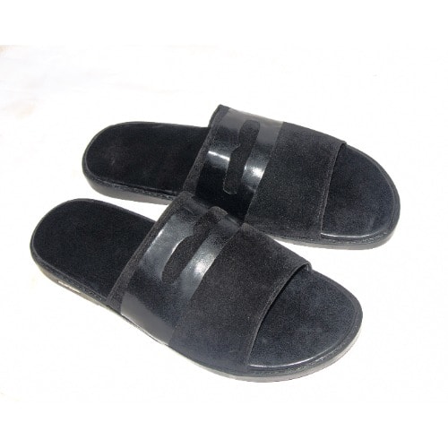 Male Cover Type Slippers  - Black