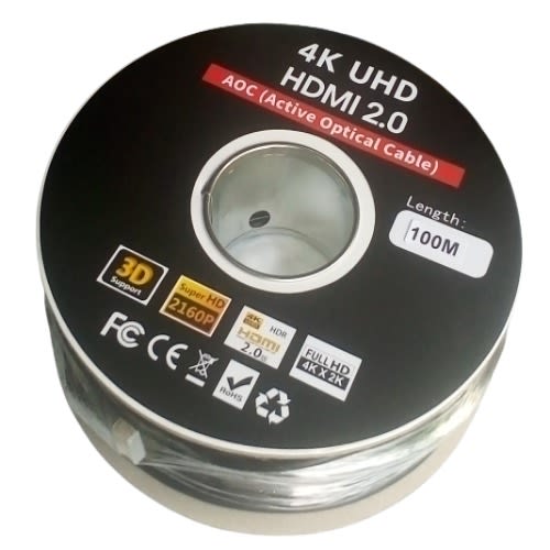 100m 4k Uhd Hdmi Optic Fiber Cable -/hdmi 2.0