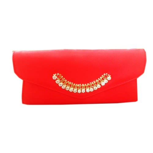 Bold Brass Tone Clutch