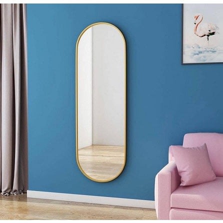 Oval Shaped Wall Mirror