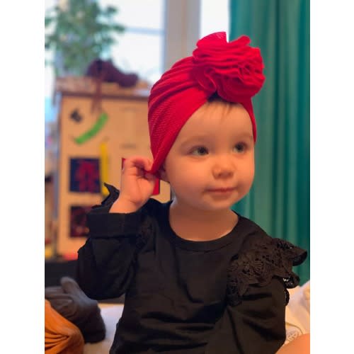 Turban For Girls - Red