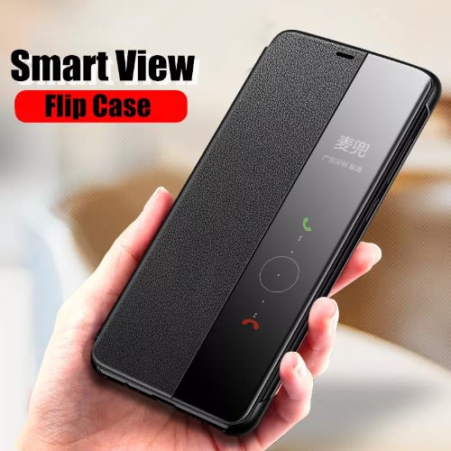 ClearView Flip Cover For Tecno Spark Go 2020 - Black