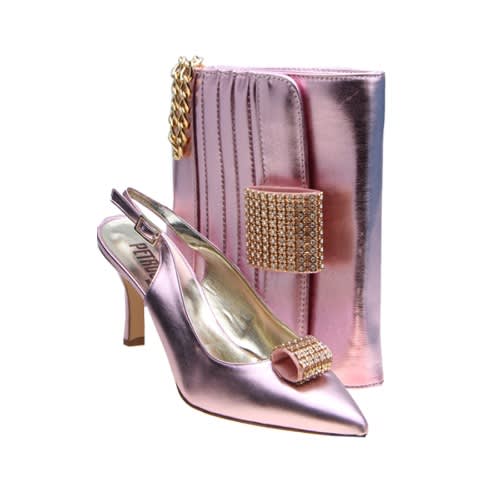 Petrucci - Shoe And Bag - Pink