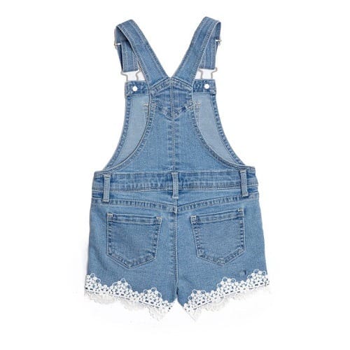 Toddler Girls Stretch Denim Jeans Overall