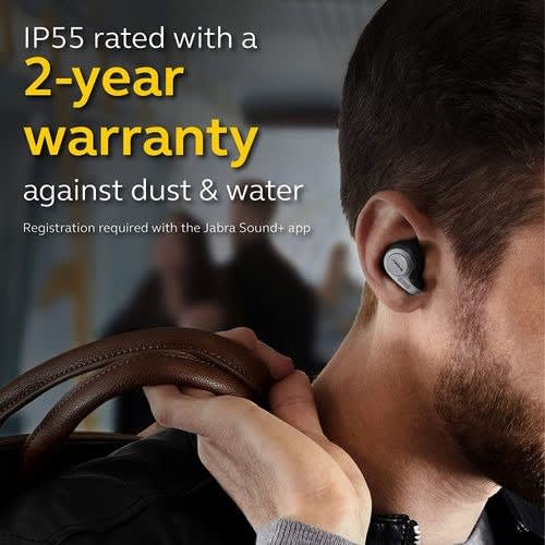 Elite 65t Earbuds With  Alexa Built-in With Charging Case- Gold Biege