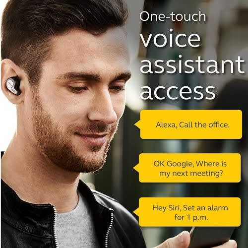Elite 65t Earbuds With  Alexa Built-in With Charging Case- Gold Biege