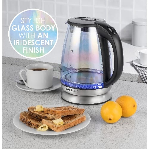 Cordless Electric Glass Kettle -1.7L - 2200W  - Ek2841ir -  Iridescent Color Changing