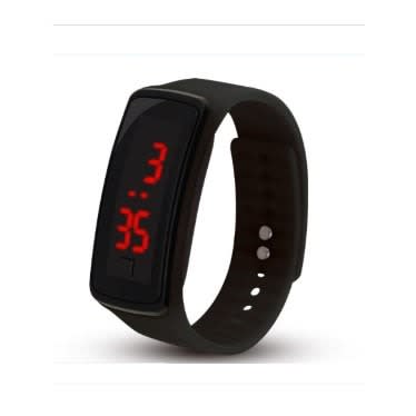 Silicone Unisex Bracelet Sports Wristwatch