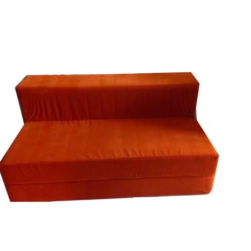 SOFA BED ARMLESS ORANGE COLOUR