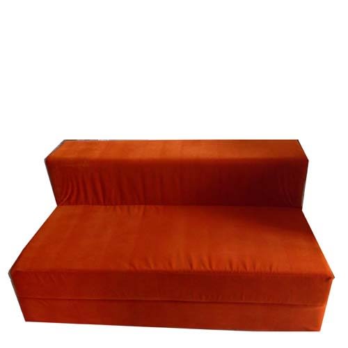 SOFA BED ARMLESS ORANGE COLOUR