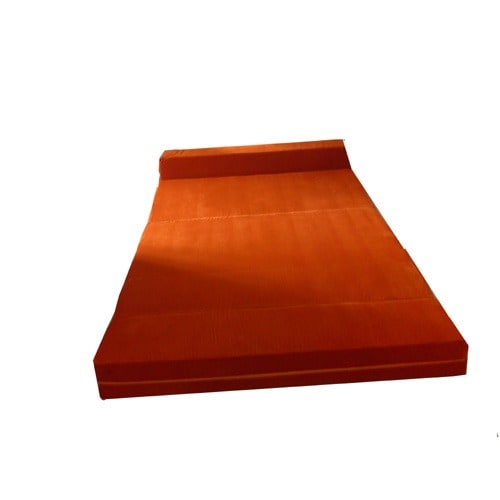 SOFA BED ARMLESS ORANGE COLOUR