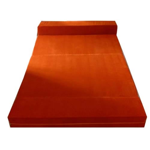 SOFA BED ARMLESS ORANGE COLOUR