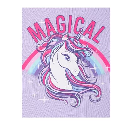 Girl's Magical Unicorn + Future Is Bright Snug Cotton Pyjamas -2 In 1