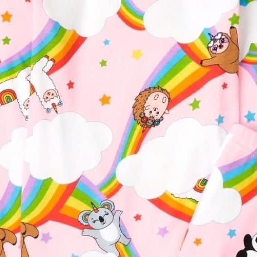 Girls Koala Rainbow Pyjamas Set