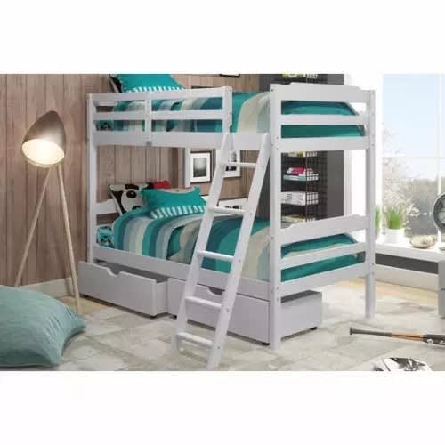 Brian Twin Bunk Bed With Drawers