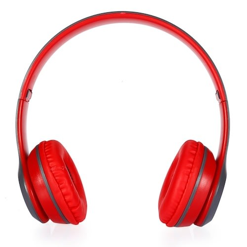 P47 Wireless Foldable Headphones -Red
