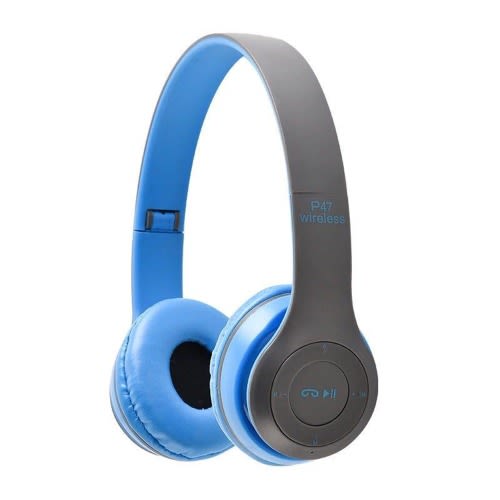 P47 Wireless Foldable Headphones -Blue