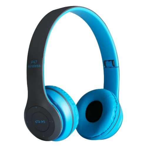 P47 Wireless Foldable Headphones -Blue