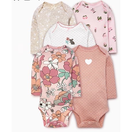 5piece Toddler Girl Bodysuit