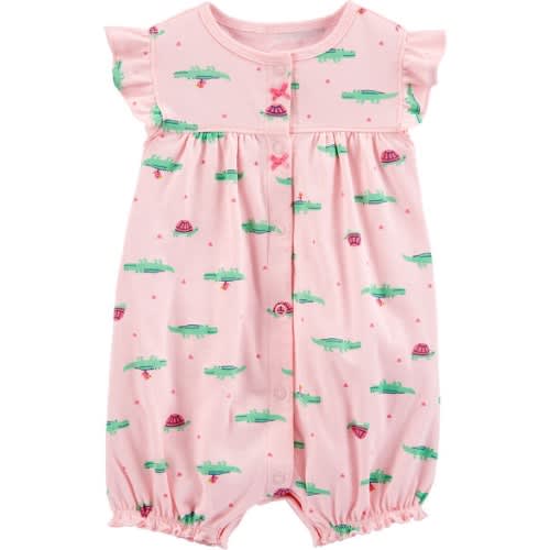 Alligator Snap Up Romper