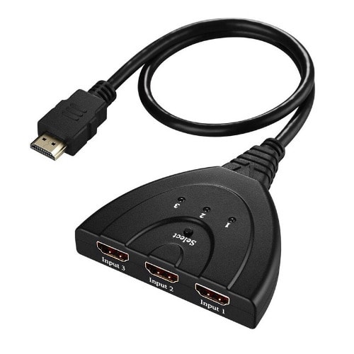 Hdmi Male To 2 Hdmi Female 1 In 3 Out Splitter Cable Adapter Converter