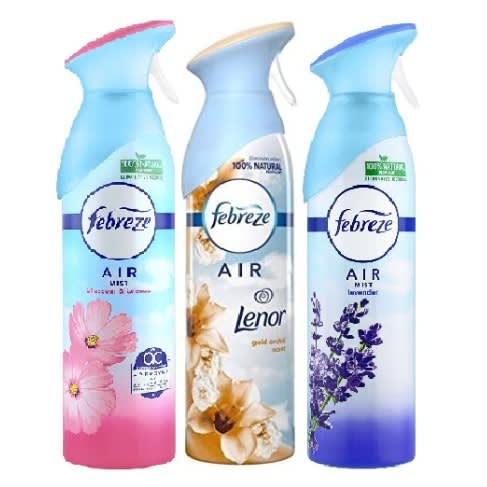 Air Freshener - Botanic Breeze, Lenor And Mist Lavender - 300ml x 3pieces