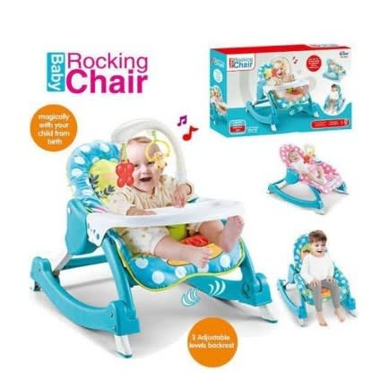 3 In 1 Baby To Toddler Reclining Rocker With Tray