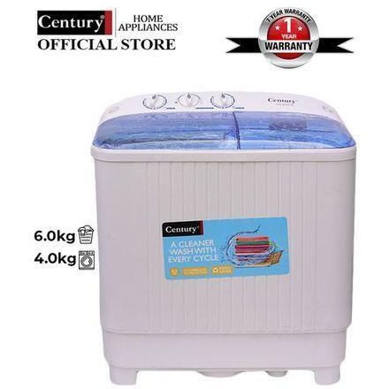 6kg Twin Tub Washing Machine - Cw8522-b - 6kg Wash And 4kg Spin