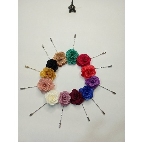 Set Of Lapel Brooches - 12 Pcs