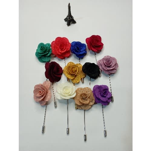 Set Of Lapel Brooches - 12 Pcs