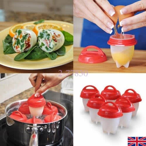 Egglettes Silicone Egg Cooker/boiler - 6pcs/set