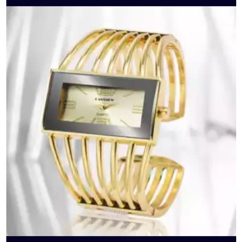 Women's Bangle Bracelet Watch - Gold