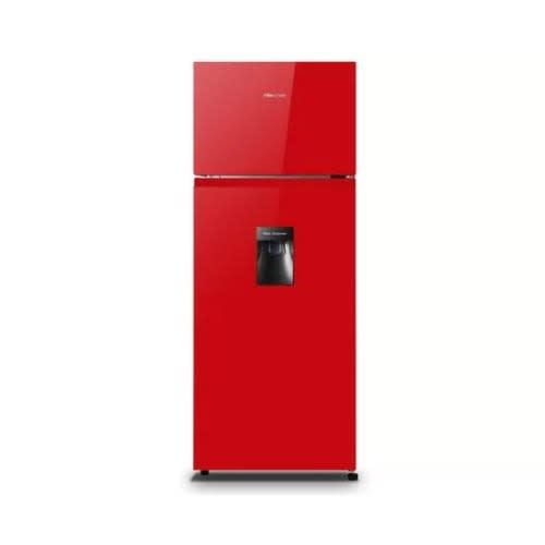 204l No Frost Double Door Refrigerator With Dispenser - Red