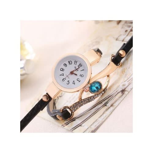 Ladies Bracelet Wristwatch  -Black