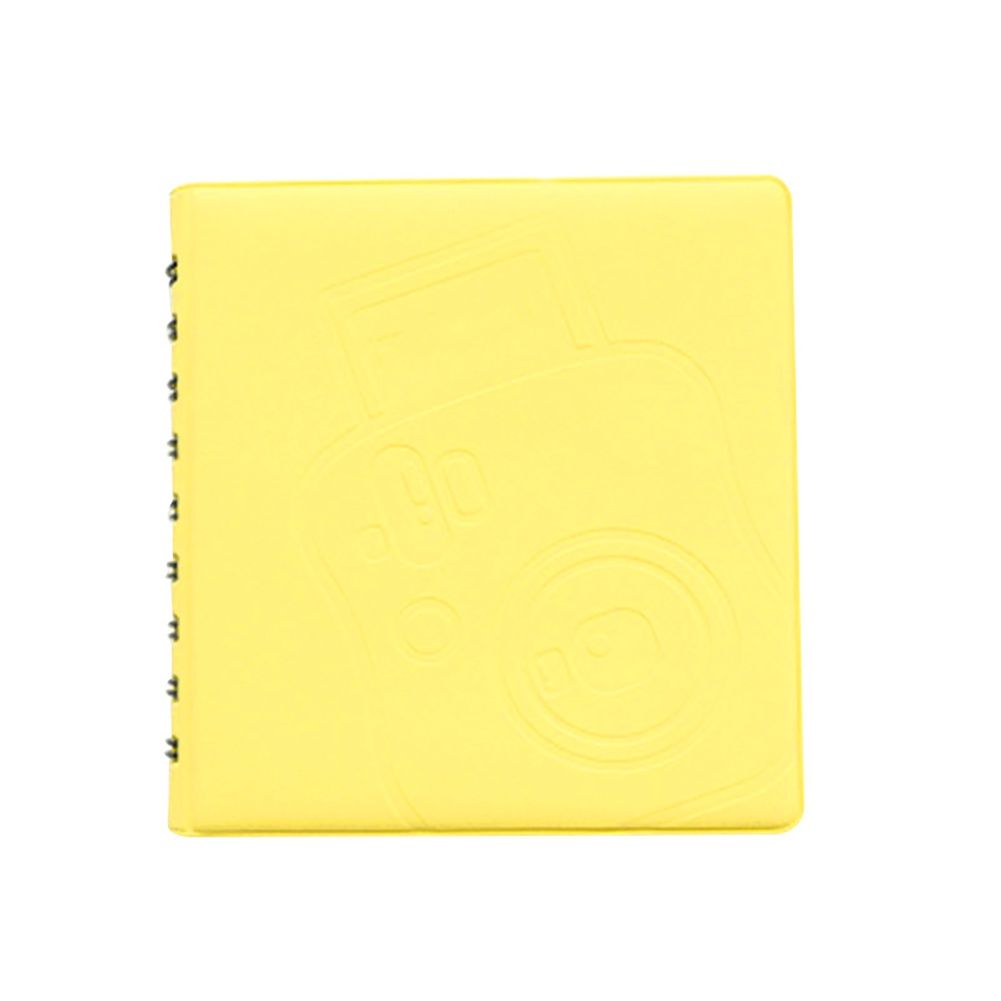 68 Pockets Insert 3inch Photo Album For Polaroid-Yellow