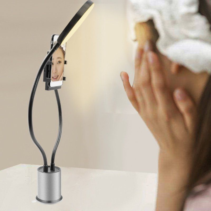 LED Camera Phone Fill Light Ring Lamp For Selfie Live Video-
