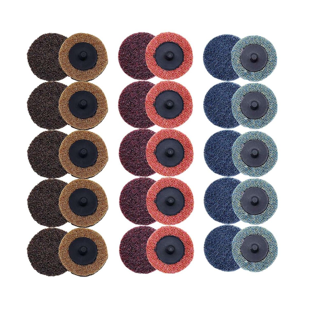 30 Pack Mixed 2 Inch Surface Conditioning Disc,Quick Change