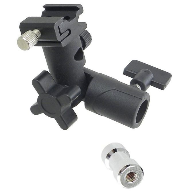 Hot Shoe Mount E Type Flash Light Stand Bracket Umbrella-