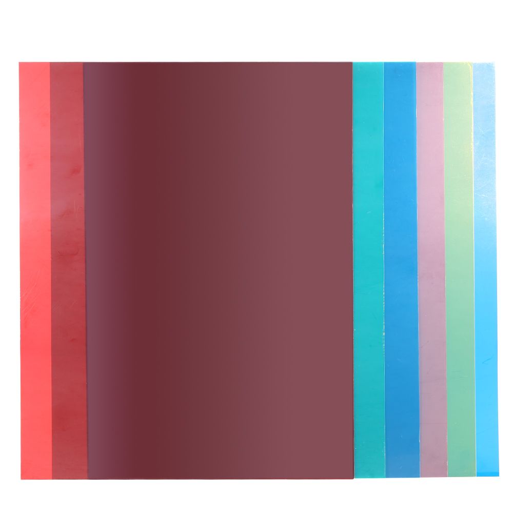 6pcs 25 * 20cm Transparent Lighting Color Correction Gel