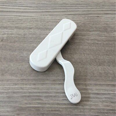 Aluminum Alloy Diamond Mesh Door Flat Handle Steel One-Piece Fork Type Side
