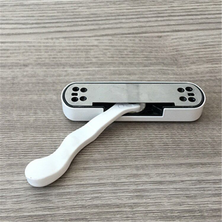 Aluminum Alloy Diamond Mesh Door Flat Handle Steel One-Piece Fork Type Side