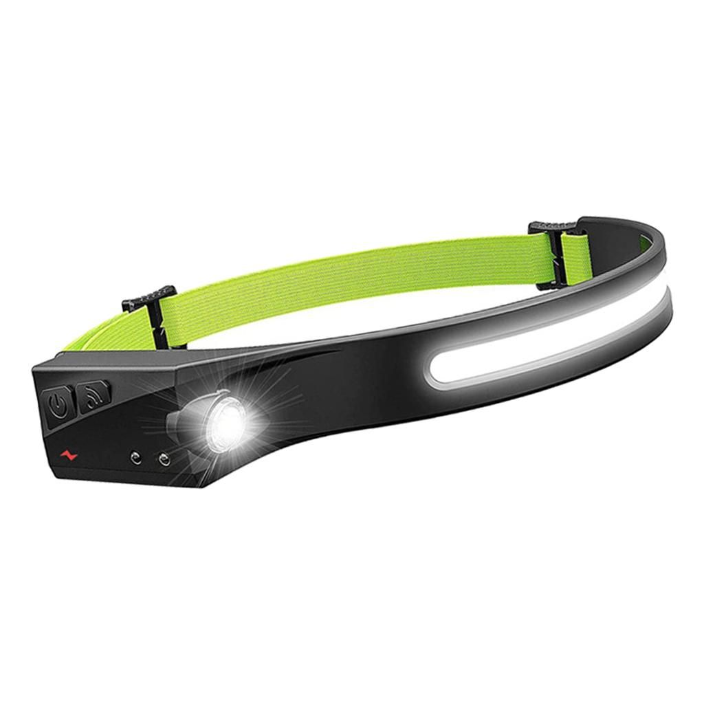 COB LED  Head Flashlight Rechargeable Lamp For Cycling Outdoor