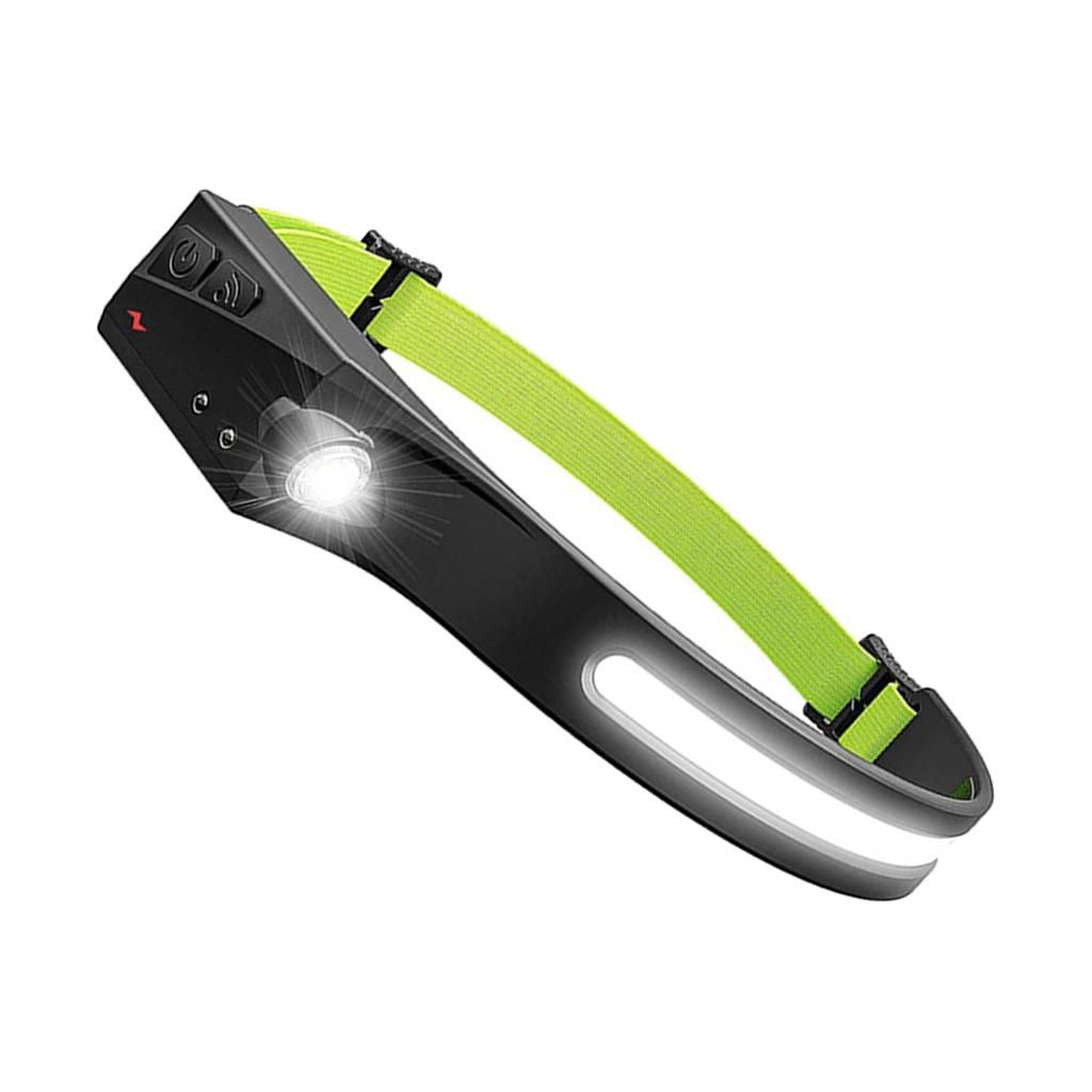COB LED  Head Flashlight Rechargeable Lamp For Cycling Outdoor