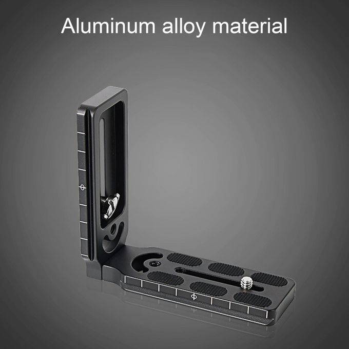 Universal Aluminum Alloy Quick Release L Plate Bracket Grip-