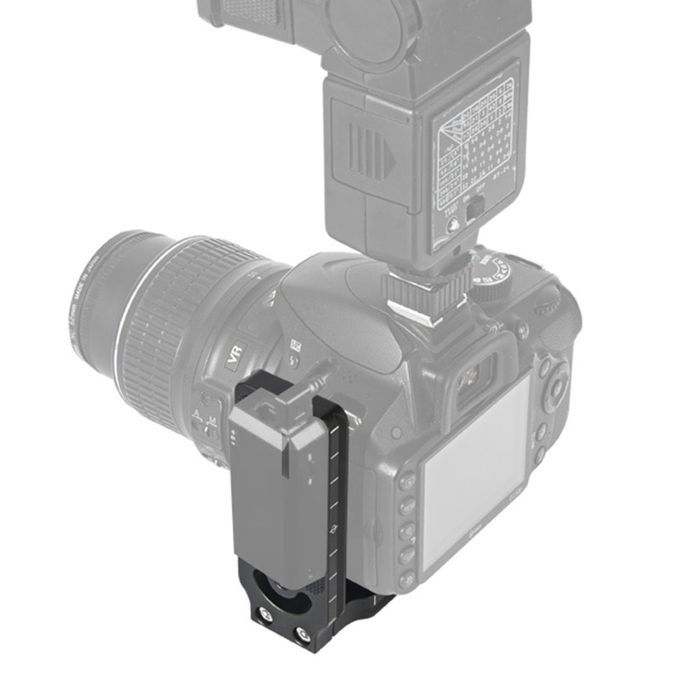 Universal Aluminum Alloy Quick Release L Plate Bracket Grip-