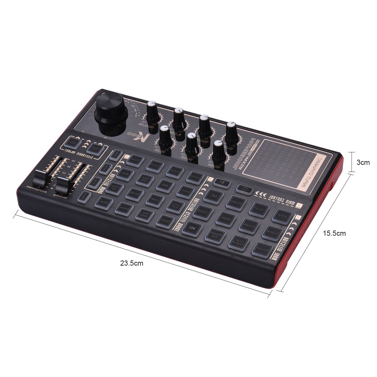 SK300 Live Sound Card External Voice Changer Audio Mixer