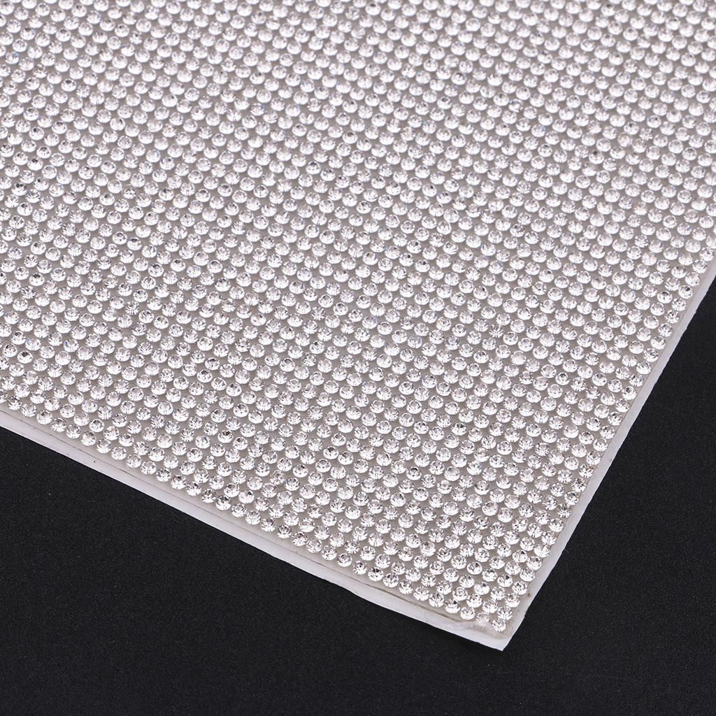 2pcs 40x24cm Bling Diamond Crystal Rhinestones Self Adhesive Sticker
