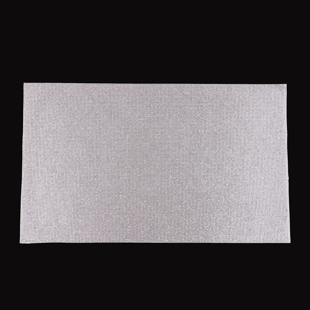 2pcs 40x24cm Bling Diamond Crystal Rhinestones Self Adhesive Sticker