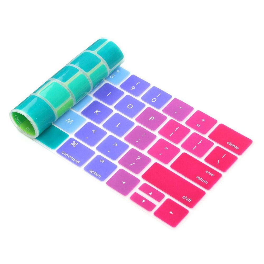 Silicone Laptop Keyboard Cover Skin For 2016 New Macbook Pro Retina 13" 15" US Mulitcolor Dazzling Colors