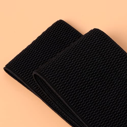 Ladies Black Elastic Belt